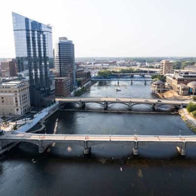 Oil from power line transformers spilled into Grand River during storm, officials say
