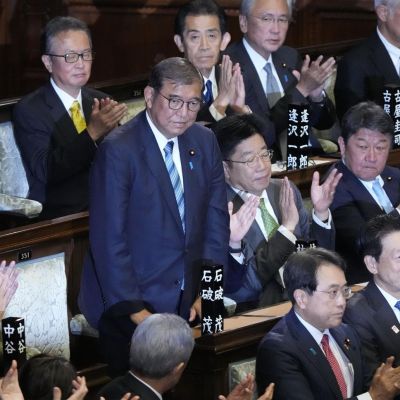 Japan’s parliament reelects struggling leader Ishiba as prime minister