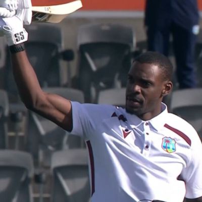 The great escape! Records tumble as Windies all-rounder’s marathon double-ton holds off injury-plagued Kiwis