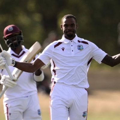 Greaves double ton earns Windies draw