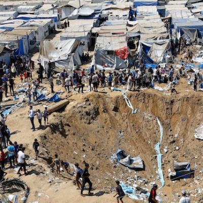 Israeli strikes kill two, destroy medicine storage warehouses in Gaza