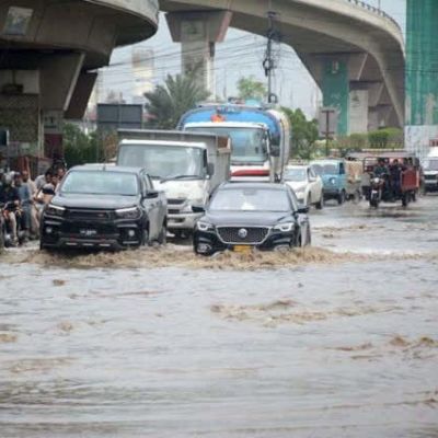 Karachi rains all night