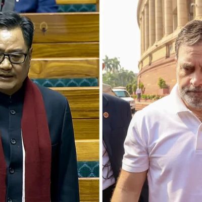 ‘Speak about anti-paper leak Bill for at least 5 minutes’: Kiren Rijiju challenges Rahul Gandhi