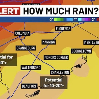 Charleston leaders warn of 'rare, dangerous' flooding from Tropical Storm Debby