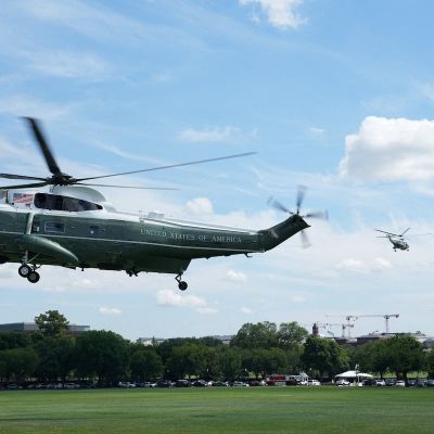 Transportation secretary working on telecom issues after close call involving Marine One