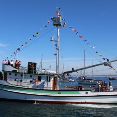 Restored Western Flyer fishing boat sets sail 85 years after historic Gulf of California trip