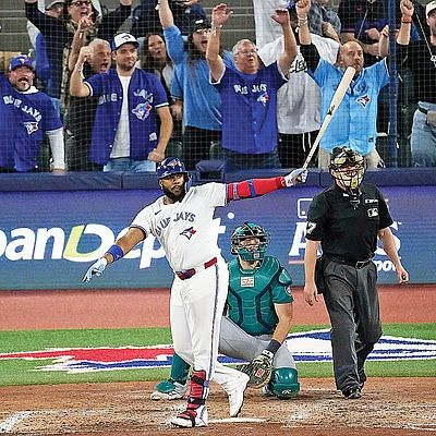 Guerrero hits 6th postseason HR, Blue Jays beat Mariners to force ALCS Game 7 | Fulton Sun