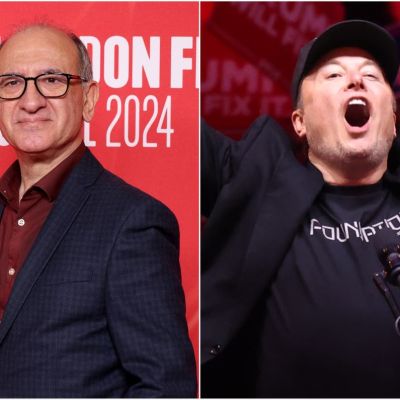 Armando Iannucci warns of influence of ‘data oligarchs’ like Elon Musk on US election