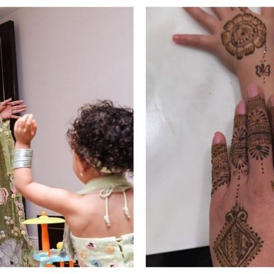 Priyanka Chopra and daughter Malti Marie flaunt matching mehendi designs, get festive ahead of Karva Chauth