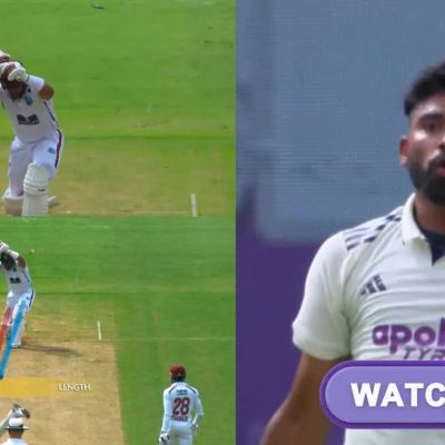 IND vs WI [WATCH]: Mohammed Siraj pulls off Cristiano Ronaldo’s ‘Siu’ celebration after cleaning up Brandon King on Day 1 of Ahmedabad Test
