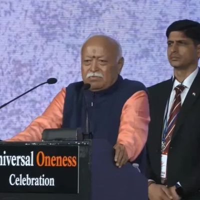 ‘If Any Hindu Thinks There Should Be No Muslims In Bharat, He Will Not Remain Hindu: Bhagwat On ‘Hindu Rashtra’ | WATCH