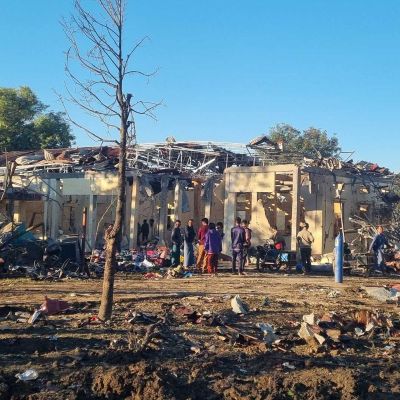 Myanmar military claims armed opposition groups used hospital hit by airstrike as base