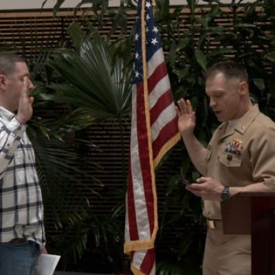 Johnstown doctor sworn into US Naval Reserve