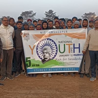 NIT Jamshedpur Observes National Youth Day with ‘Run for Swadeshi’ | The Avenue Mail