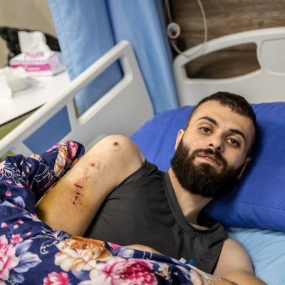 Left bleeding for hours then strapped to an Israeli military vehicle. ‘Human shield’ Mujhed Abadi appeals for justice