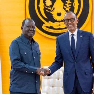 President Kagame mourns former Kenyan Prime Minister Raila Odinga