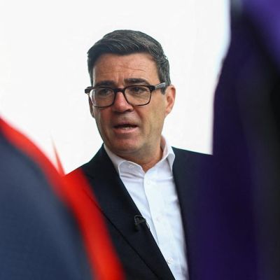 Burnham says he is not embarrassed about exchange with Trump aide impersonator