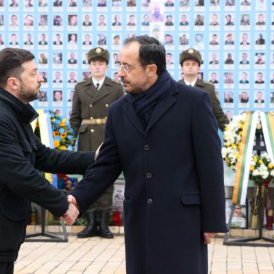 Cyprus will support Ukraine’s EU trajectory, Christodoulides tells Zelenskyy in Kyiv