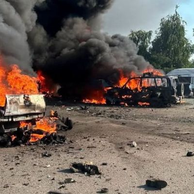 Russian missile attack kills 10 in northeast Ukraine, Zelensky vows response