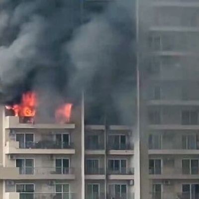 Massive fire breaks out at Noida’s Ivy County society in Sector 75; CM Adityanath orders expedited relief | Videos | Today News