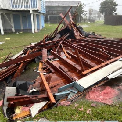 Woman, her dog rescued after Hurricane Beryl tears roof off in Jamaica Beach