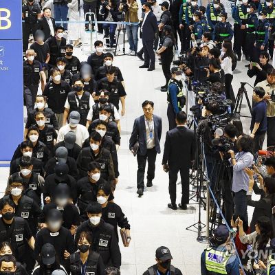 (2nd LD) Police seek arrest warrants for 58 scam suspects brought from Cambodia | Yonhap News Agency