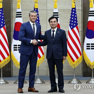(LEAD) Hegseth vows interagency efforts to fulfill nuclear sub construction for S. Korea | Yonhap News Agency