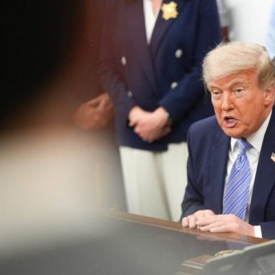 ‘Pettiest’ Trump Slammed for Trash Talk at Sen. Lindsey Graham’s Memorial: ‘It’s a Funeral, Not a Roast’