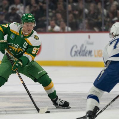 Kirill Kaprizov sets franchise goal-scoring record in Wild’s 5-1 victory over Lightning