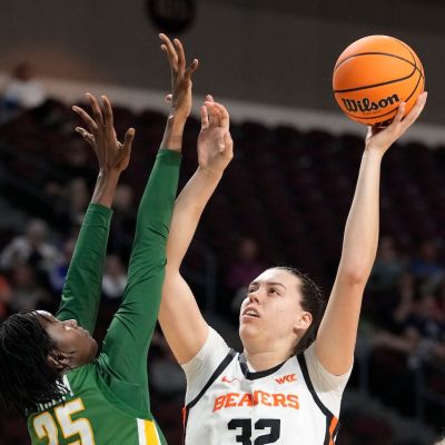 Finally healthy, ‘big Teddy bear’ Sela Heide’s breakout season helps fuel Oregon State run to NCAA Tournament