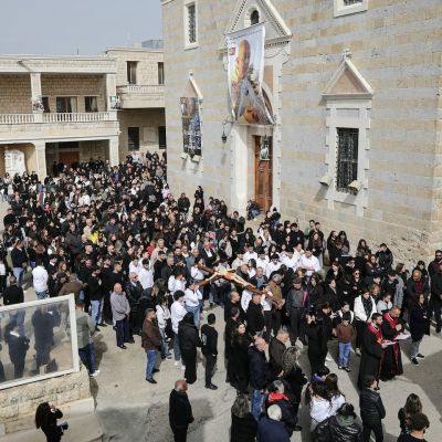 Displaced by war, Lebanon’s Christians mark Easter far from their homes and churches – The Boston Globe