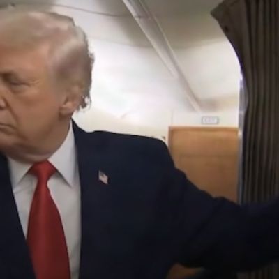 Watch Trump Get Humbled Mid-Boast by Toilet Malfunction on Air Force One