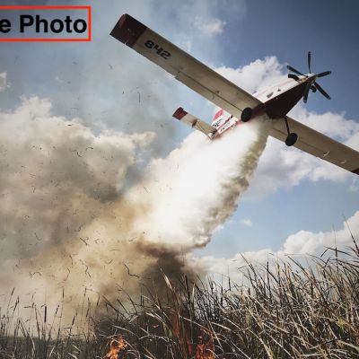 Air Tanker Goes Missing Near Falls Fire