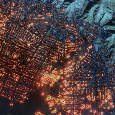 Devastating LA wildfires are so big they can be seen from space