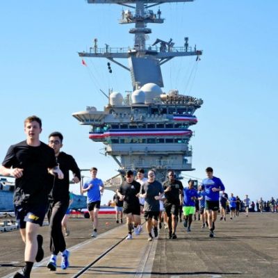 Joy and relief consume crew of carrier USS Abraham Lincoln on eve of homecoming