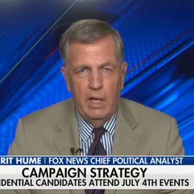 Fox’s Brit Hume Offers Blunt Take On Trump’s Track Record: ‘The Case Can Be Made That He’s a Loser’