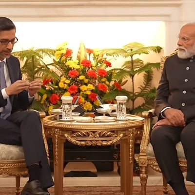 PM Modi, Google CEO Sundar Pichai discuss AI growth; PM flags $400 billion IT potential