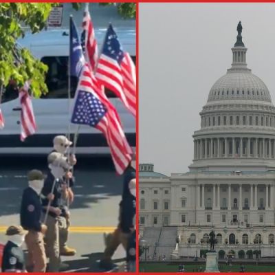 ‘Reclaim America’: Masked white supremacists marched through DC on July 4th. DC police calls it ‘first amendment activities’ | Attack of the Fanboy