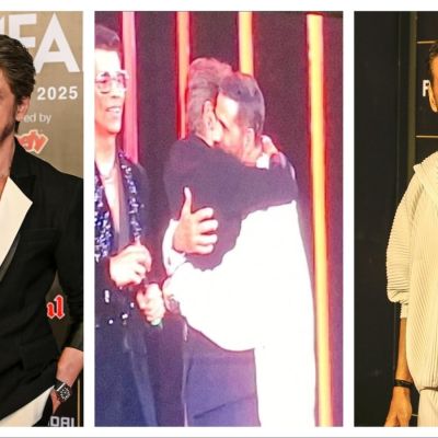 Internet melts as Shah Rukh Khan and Akshay Kumar share a rare hug: ‘Fans should learn’