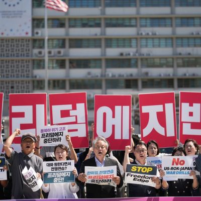 Japanese-South Korean-U.S. military drills off emerging strategic island spark North Korea’s ire