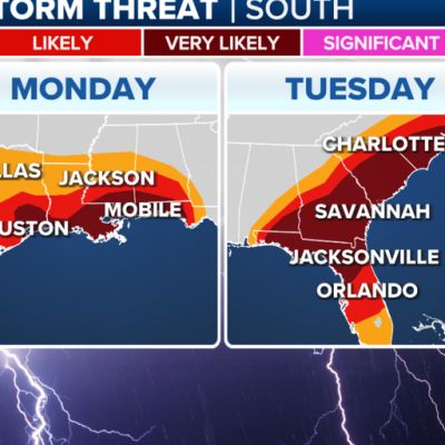 South faces multiday severe weather threat with nighttime tornadoes ...