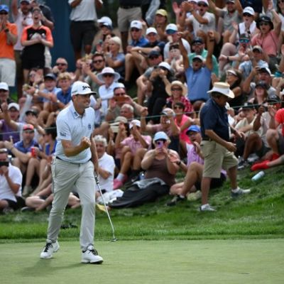BMW Championship at Castle Pines Golf Club set up for thrilling finish with four players atop leaderboard within two strokes of each other
