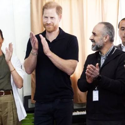 Harry and Meghan visit refugee camp as part of Middle East trip