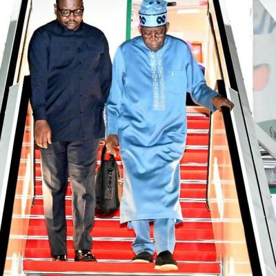 Tinubu returns to Abuja after counterterrorism talks in Rome