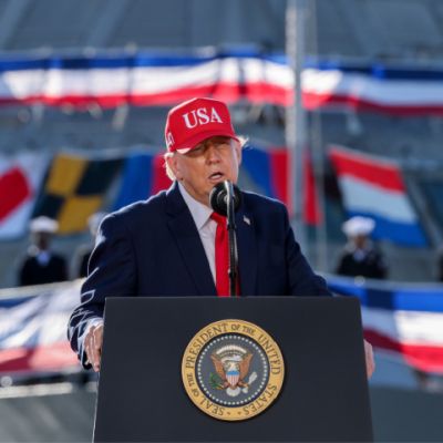 Trump in Maryland Announces Construction of ‘Largest New Shipyard’ in U.S.