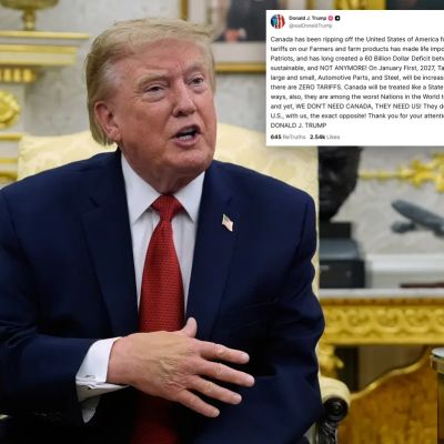 Trump Raises Tariffs on Canadian Autos and Steel to 50%, Questions Canada’s Ally Status