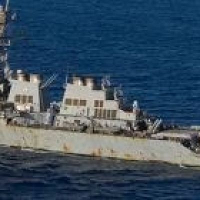 US Destroyer, Supply Ship Collide In Caribbean Refuelling Mishap, Injuring Two