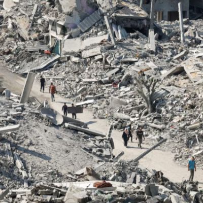 Gaza building collapse kills 20 sheltering inside