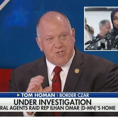 Tom Homan Reveals Trump Admin Could Denaturalize Ilhan Omar: ‘We’ve Done It Before’