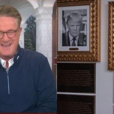 Joe Scarborough Compares Trump to Elementary School Kid in Scorching Take on Gauche White House Plaques